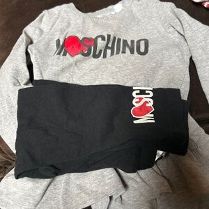 Authentic Moschino baby girl set size 2